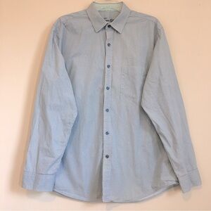 Tasso Elba Mens Geometric Dots printed 100% cotton Button down Shirt